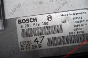 peugeot 307 1.4 БЛОК УПРАВЛЕНИЯ 0281010390 ,9647785880