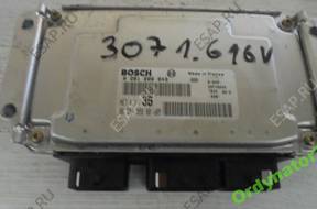 PEUGEOT 307 1.6 16V БЛОК УПРАВЛЕНИЯ ДВИГАТЕЛЕМ 0261206943
