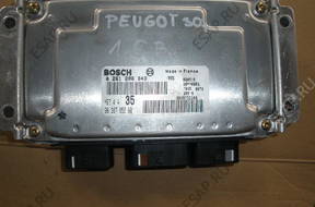 PEUGEOT 307  1.6 B  2002 БЛОК УПРАВЛЕНИЯ ДВИГАТЕЛЕМ BOSCH