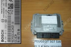 PEUGEOT 307 1.6 HDI БЛОК УПРАВЛЕНИЯ 9664257580