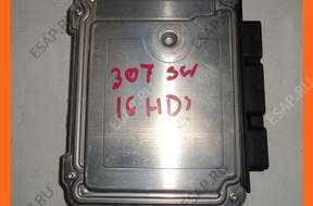 PEUGEOT 307 1.6 HDI БЛОК УПРАВЛЕНИЯ ДВИГАТЕЛЕМ 9655698280
