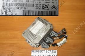 PEUGEOT 307 1.6 HDI БЛОК УПРАВЛЕНИЯ ДВИГАТЕЛЕМ