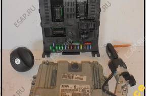 PEUGEOT 307 1.6 HDI БЛОК УПРАВЛЕНИЯ КОМПЛЕКТ  9660324180