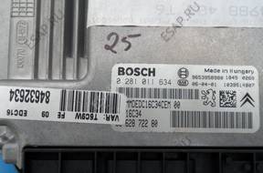PEUGEOT 307 1.6 HDI КОМПЛЕКТ BSI БЛОК УПРАВЛЕНИЯ ДВИГАТЕЛЕМ