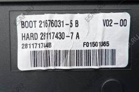 PEUGEOT 307 1.6 HDI КОМПЛЕКТ BSI БЛОК УПРАВЛЕНИЯ ДВИГАТЕЛЕМ