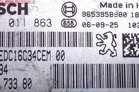 PEUGEOT 307 1.6 HDI КОМПЛЕКТ ЗАЖИГАНИЯ 0281011863