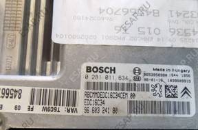 PEUGEOT 307 1.6HDI КОМПЛЕКТ ЗАЖИГАНИЯ 0281011634: