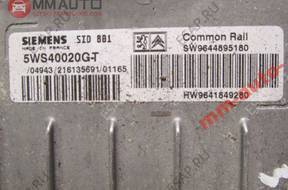 PEUGEOT 307 2.0 HDI БЛОК УПРАВЛЕНИЯ 9641849280 5WS40020GT
