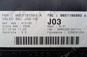 PEUGEOT 307 2.0 HDI БЛОК УПРАВЛЕНИЯ МОДУЛЬ BSI 9651196880