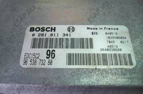 PEUGEOT 307 2.0 HDI КОМПЛЕКТ БЛОК УПРАВЛЕНИЯ 0281011341