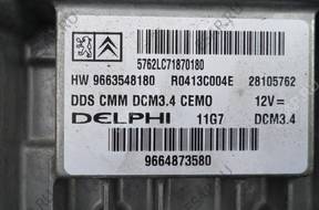 PEUGEOT 307 2.0 HDI КОМПЛЕКТ BSI БЛОК УПРАВЛЕНИЯ ДВИГАТЕЛЕМ