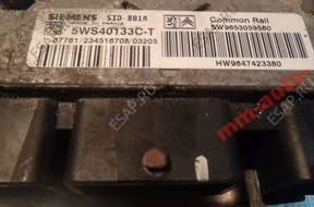PEUGEOT 307 2.0HDI КОМПЛЕКТ DO ODPALANIA 5W540133