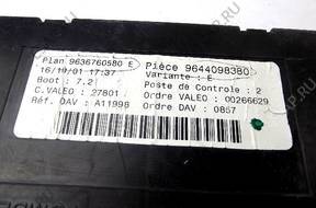 PEUGEOT 307 9644098380 9636760580E VAR E МОДУЛЬ BSI