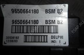 PEUGEOT 307 БЛОК УПРАВЛЕНИЯ BSM B2 9650664180