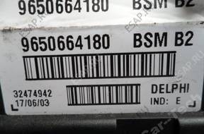 PEUGEOT 307 БЛОК УПРАВЛЕНИЯ BSM B2 9650664180
