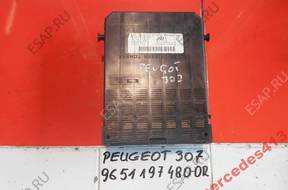 PEUGEOT 307 БЛОК УПРАВЛЕНИЯ МОДУЛЬ 9651197480