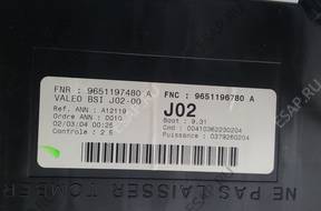 PEUGEOT 307 БЛОКИ УПРАВЛЕНИЯ КОМПЛЕКТ 2,0 HDI 136 KM SID803