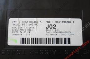 peugeot 307 BSI J02-00 9651197480 . 9651196780