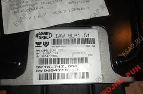 PEUGEOT 307 CC 2004 2.0 16V БЛОК УПРАВЛЕНИЯ ДВИГАТЕЛЕМ