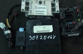PEUGEOT 307 CC БЛОК УПРАВЛЕНИЯ 9654210380 КОМПЛЕКТ BSI