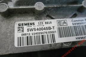 peugeot 307 hdi БЛОК УПРАВЛЕНИЯ sid801A 5WS40045B-T