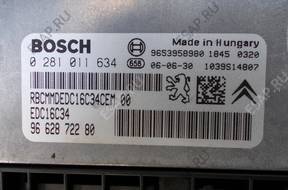 PEUGEOT 307 LIFT 1.6 HDI 110 КОМПЛЕКТ БЛОК УПРАВЛЕНИЯW
