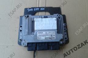 PEUGEOT 307 LIFT 1.6 HDI БЛОК УПРАВЛЕНИЯ 0281013332