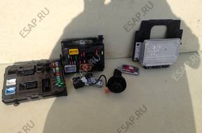 PEUGEOT 307 LIFT КОМПЛЕКТ КЛЮЧ,sterowik,BSI,korek