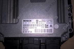 PEUGEOT 308 1,6 HDI БЛОК УПРАВЛЕНИЯ 0281013872