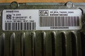 Peugeot 308 1.6-16 S126024101C БЛОК УПРАВЛЕНИЯ