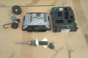 Peugeot 308 1.6 16V КОМПЛЕКТ БЛОК УПРАВЛЕНИЯ ЗАМОК ЗАЖИГАНИЯ bsi
