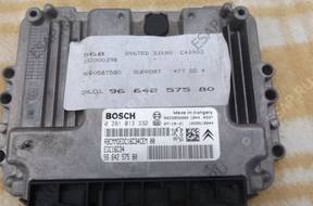 PEUGEOT 308 1.6 HDI БЛОК УПРАВЛЕНИЯ ДВИГАТЕЛЕМ 0281013332