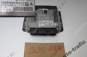 PEUGEOT 308 1.6 HDI БЛОК УПРАВЛЕНИЯ ДВИГАТЕЛЕМ 0281013872