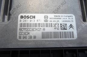 PEUGEOT  308 1.6 HDI БЛОК УПРАВЛЕНИЯ ДВИГАТЕЛЕМ BOSCH