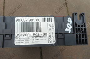 PEUGEOT 308 БЛОК УПРАВЛЕНИЯ BSI 9663798180