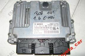 PEUGEOT 308 БЛОК УПРАВЛЕНИЯ ДВИГАТЕЛЕМ 1.6 E-HDI 0281030548