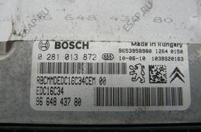 PEUGEOT 308 БЛОК УПРАВЛЕНИЯ МОДУЛЬ 1.6 HDI 9664843780