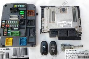 PEUGEOT 308 II T9 2014 THP БЛОК УПРАВЛЕНИЯ BSI КЛЮЧ