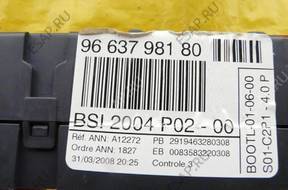 PEUGEOT 308 МОДУЛЬ БЛОК BSI 1.6 16V