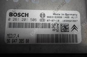 PEUGEOT 308 T7 БЛОК УПРАВЛЕНИЯ ДВИГАТЕЛЕМ 0261201506