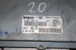PEUGEOT 406 2.0 16V 97-04,БЛОК УПРАВЛЕНИЯ МОДУЛЬ ДВИГАТЕЛЯ