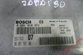 peugeot 406 2.0 hdi БЛОК УПРАВЛЕНИЯ 0281010252