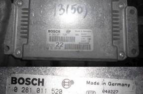 PEUGEOT 406 БЛОК УПРАВЛЕНИЯ 0281011520 9652183480