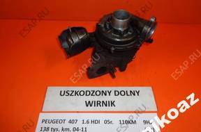 PEUGEOT 407 1.6 HDI 05  ТУРБОКОМПРЕССОР