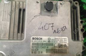 PEUGEOT 407 1.6 HDI БЛОК УПРАВЛЕНИЯ ДВИГАТЕЛЕМ 028012984