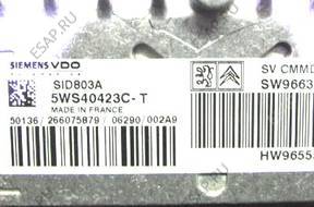 PEUGEOT 407 2.0 HDI БЛОК УПРАВЛЕНИЯ ДВИГАТЕЛЕМ 5WS40423C