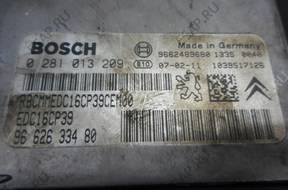 PEUGEOT 407 2.2HDI 170 БЛОК УПРАВЛЕНИЯ ДВИГАТЕЛЕМ 0281013209