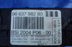 PEUGEOT 407 2.7 HDI БЛОК УПРАВЛЕНИЯ МОДУЛЬ BSI 9663798280