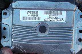 peugeot 407 3.0V6 БЛОК УПРАВЛЕНИЯ ДВИГАТЕЛЕМ 9653388480