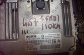 PEUGEOT 407 БЛОК УПРАВЛЕНИЯ 1.6HDI-16V 0281011633